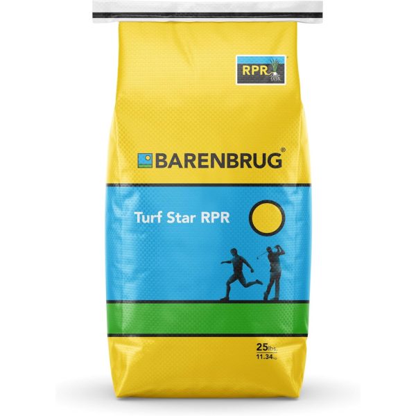 Barenbrug Turf Star RPR Grass Seed with Yellow Jacket Coating, 25lb