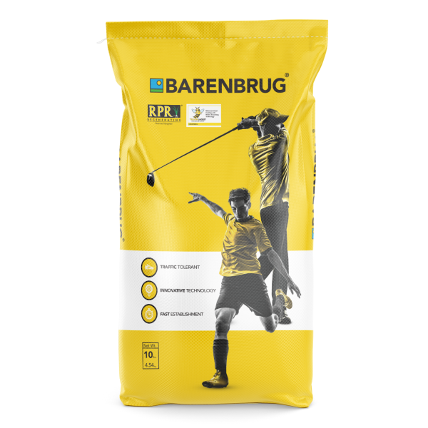 Barenbrug Turf Star RPR Grass Seed with Yellow Jacket Coating, 10lb